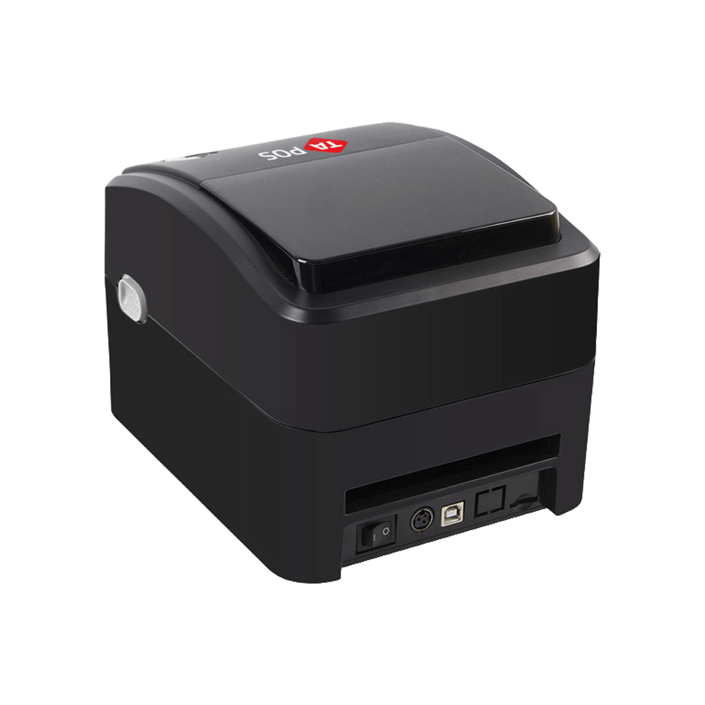 Thermal barcode printer TA-452 prints sticker labels using a USB port