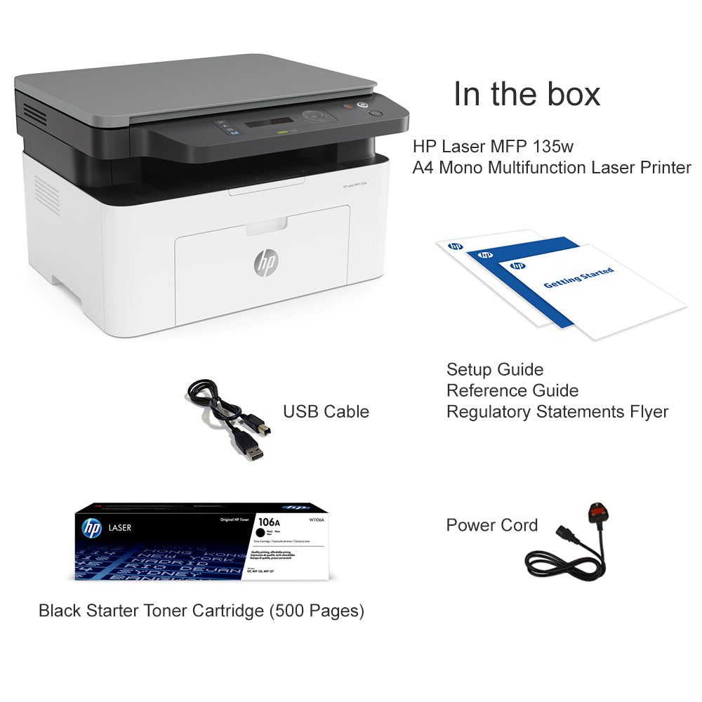 HP Laser MFP 135w (4ZB83A)