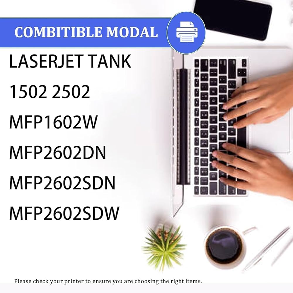 Laserjet tank toner reload 154A BK (black) 1502W/1602W/2602DW | 2500 BK