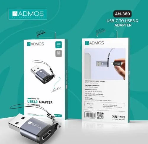 ADMOS USB3.0 ADAPTER USB TO TYPE C