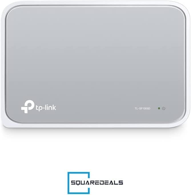 TP-Link 5 Port 10/100 Mbps Fast Ethernet Switch | Desktop Ethernet Splitter | Ethernet Hub | Plug & Play