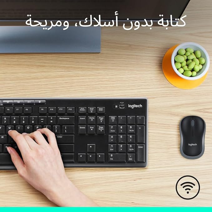 Logitech Mk270 Wireless Keyboard & Mouse With Unifying Receiver