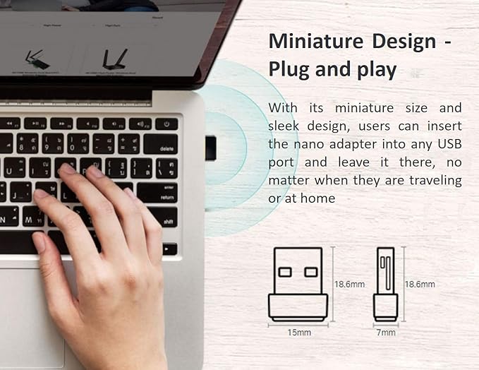 TP-Link AC600 USB Wi-Fi Dongle, Dual Band 5 GHz Wireless Adapter for PC, Desktop and Laptop
