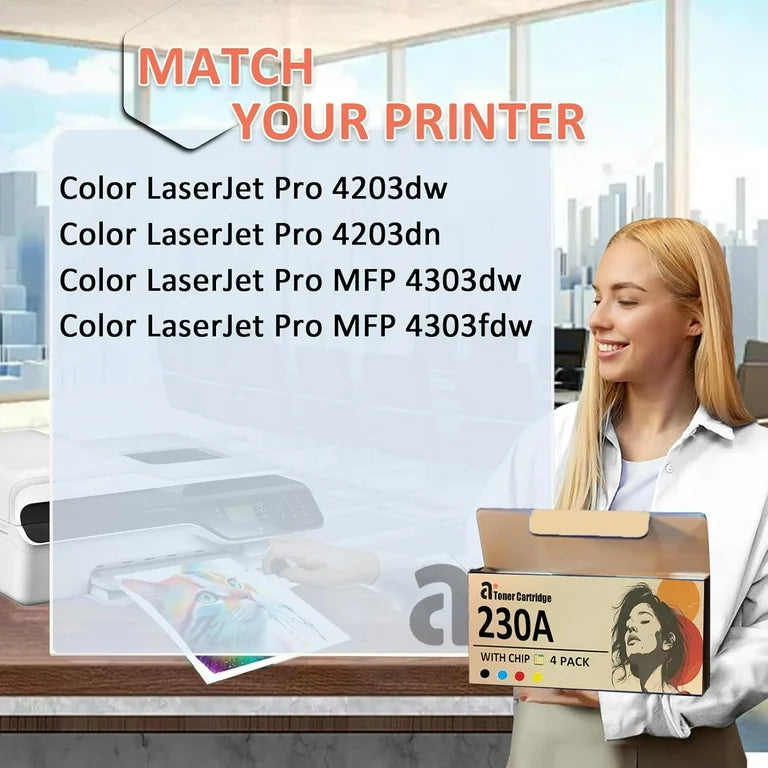 خرطوشة حبر ليزر 230A / 2300A BK (أسود) MFP 4303 / 4203dw / 4203dn/MFP 4303dw / 4303dn / 4303fdw