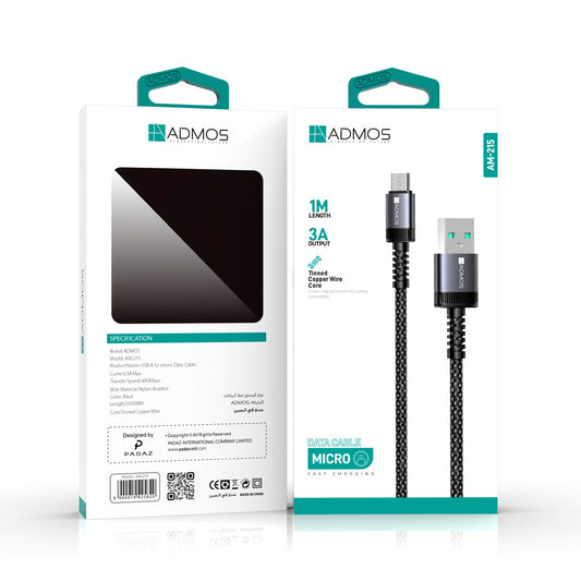 Admos AD-040 USB-A to micro Data Cable
