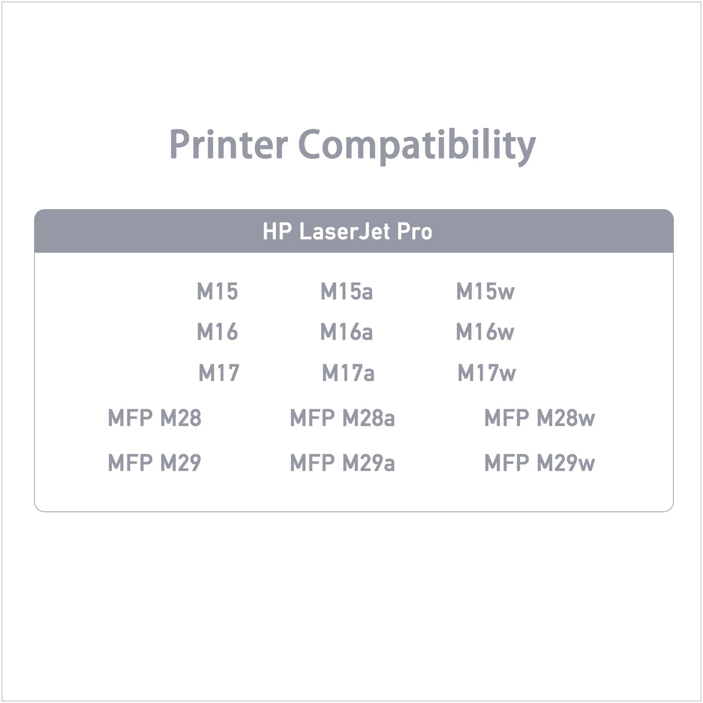 laser toner cartridge CF44A BK (black)  M15a M15w MFP M28a M28w M31w