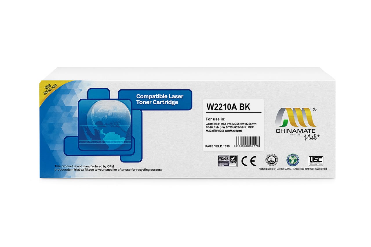 laser toner cartridge BK (black)  W2210A 207A M255dw M255nw MFP M282nw M283cdw M283fdw Printers
