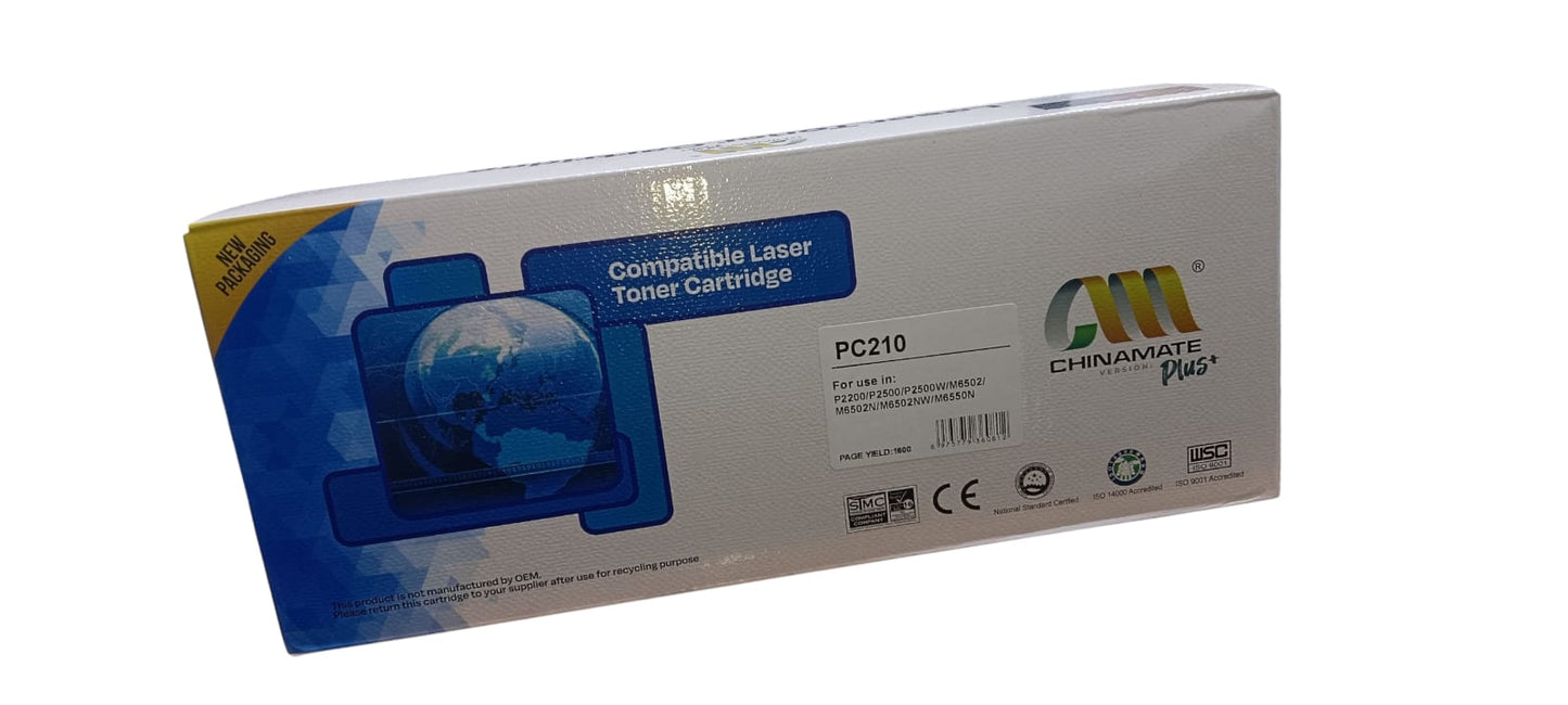 laser toner cartridge PC210 BK (black) P2500W, M6550NW, M6600NW