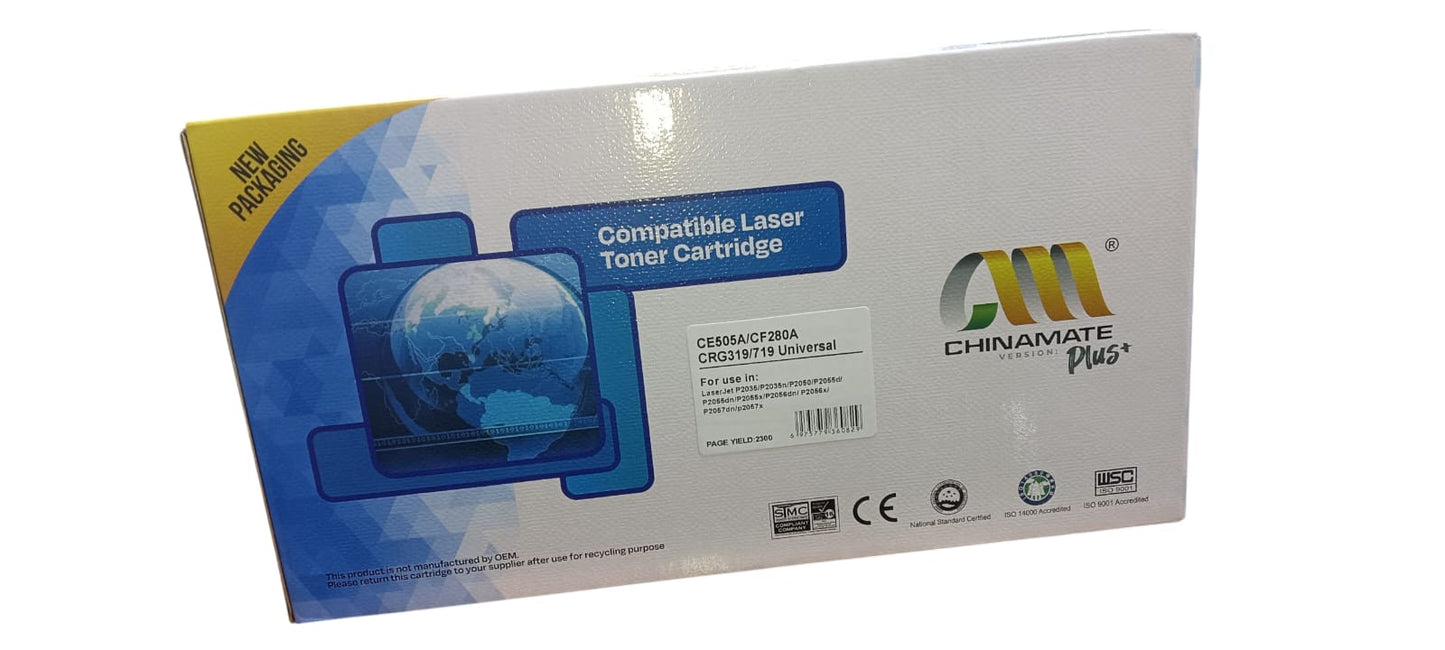 laser toner cartridge E505A/CF280A/CRG319/719 BK (black) P2035 - P2035 - P2055d - P2055dn - P2055x - P256dn - P2056x - P2057dn - P2057x