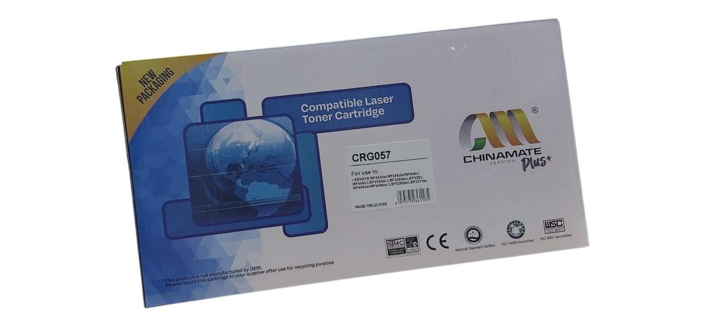laser toner cartridge CRG-057 BK (black) MF449dw MF448dw MF445dw MF443dw MF455dw LBP228dw LBP227dw LBP226dw LBP223dw LBP236dw