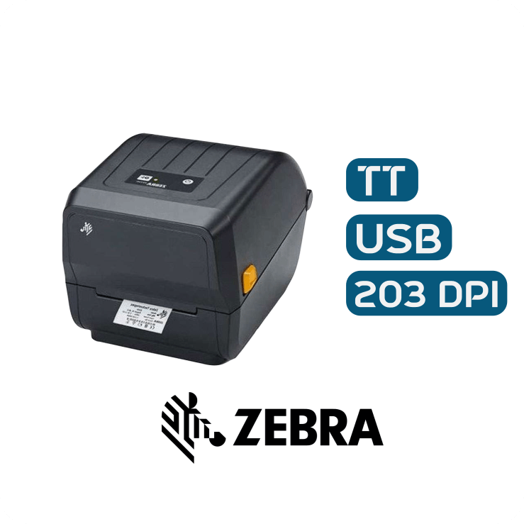 Zebra ZD220 Thermal Transfer & Direct Thermal | 203 DPI | ZD22042-T01G00EZ | USB Connectivity | Standard EZPL | 4 in Width | Includes Jet Set Software