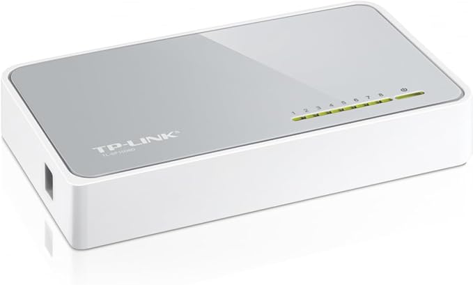 TP-Link 8 Port 10/100Mbps Fast Ethernet Switch | Desktop Ethernet Splitter