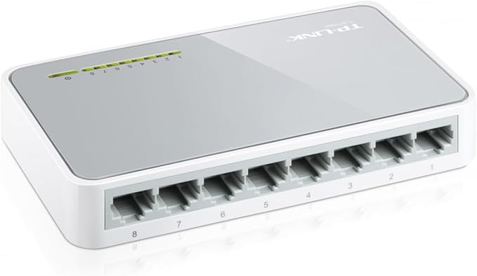 TP-Link 8 Port 10/100Mbps Fast Ethernet Switch | Desktop Ethernet Splitter
