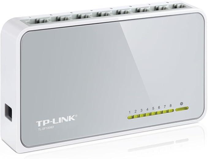 TP-Link 8 Port 10/100Mbps Fast Ethernet Switch | Desktop Ethernet Splitter