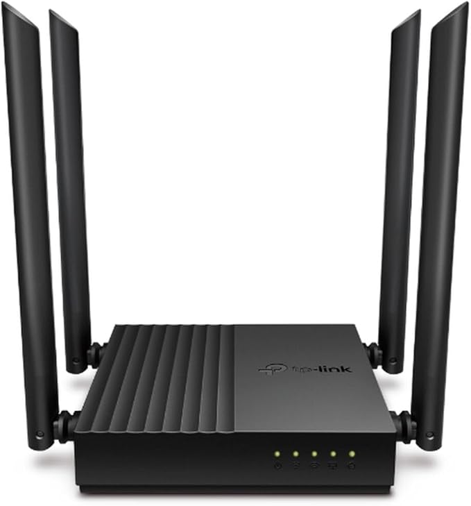 TP-Link AC1200 Dual-Band Gigabit Wi-Fi Router, Wi-Fi Speed up to 1200 Mbps, 4×Gbps LAN Ports
