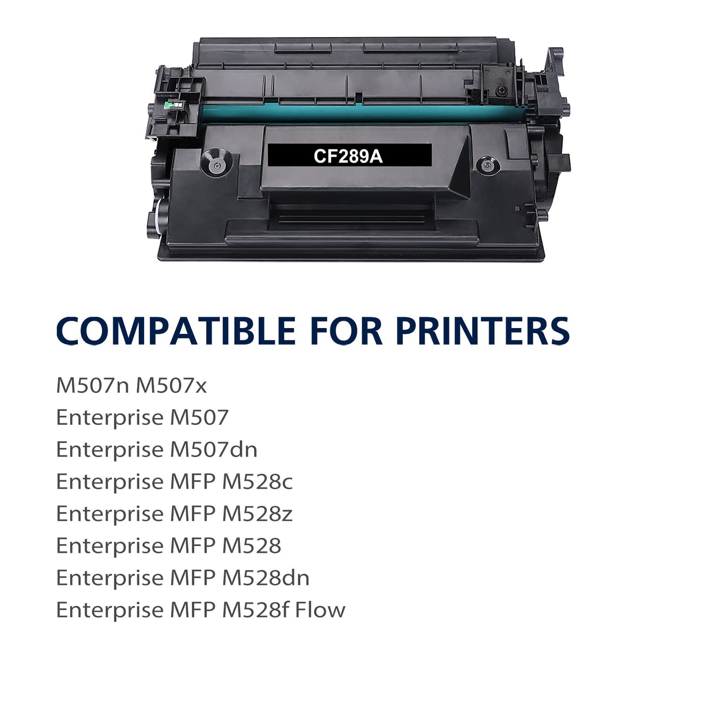 laser toner cartridge CF289A BK (black) M507n - M507dn - M507x - 507dng - MFP M528dn - M528f - M528c - M528z