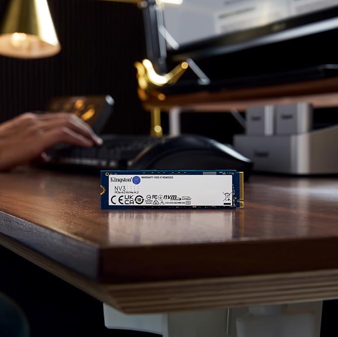 Kingston NV3 NVMe PCIe 4.0 Internal SSD 1TB M.2 2280-SNV3S/1000G