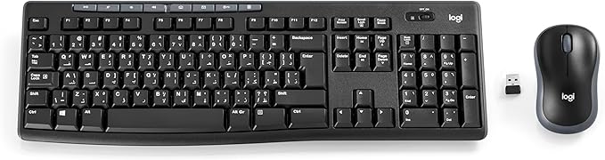Logitech Mk270 Wireless Keyboard & Mouse With Unifying Receiver