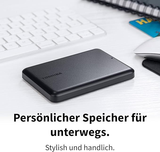 Toshiba Canvio Partner 2TB Portable 2.5" External HDD, USB 3.2 Gen 1,
