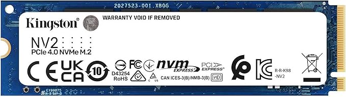 Kingston 500G NV2 M. 2 2280 PCIe 4.0 NVMe SSD