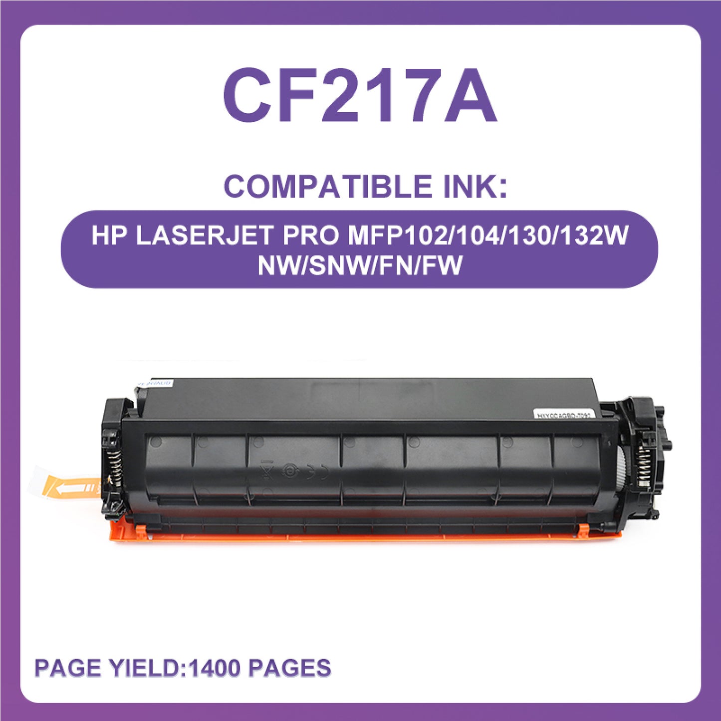laser toner cartridge CF217A/CRG047 universal Bk (black) m102w-M102a-MFB M130fn- MFB M130fw BK