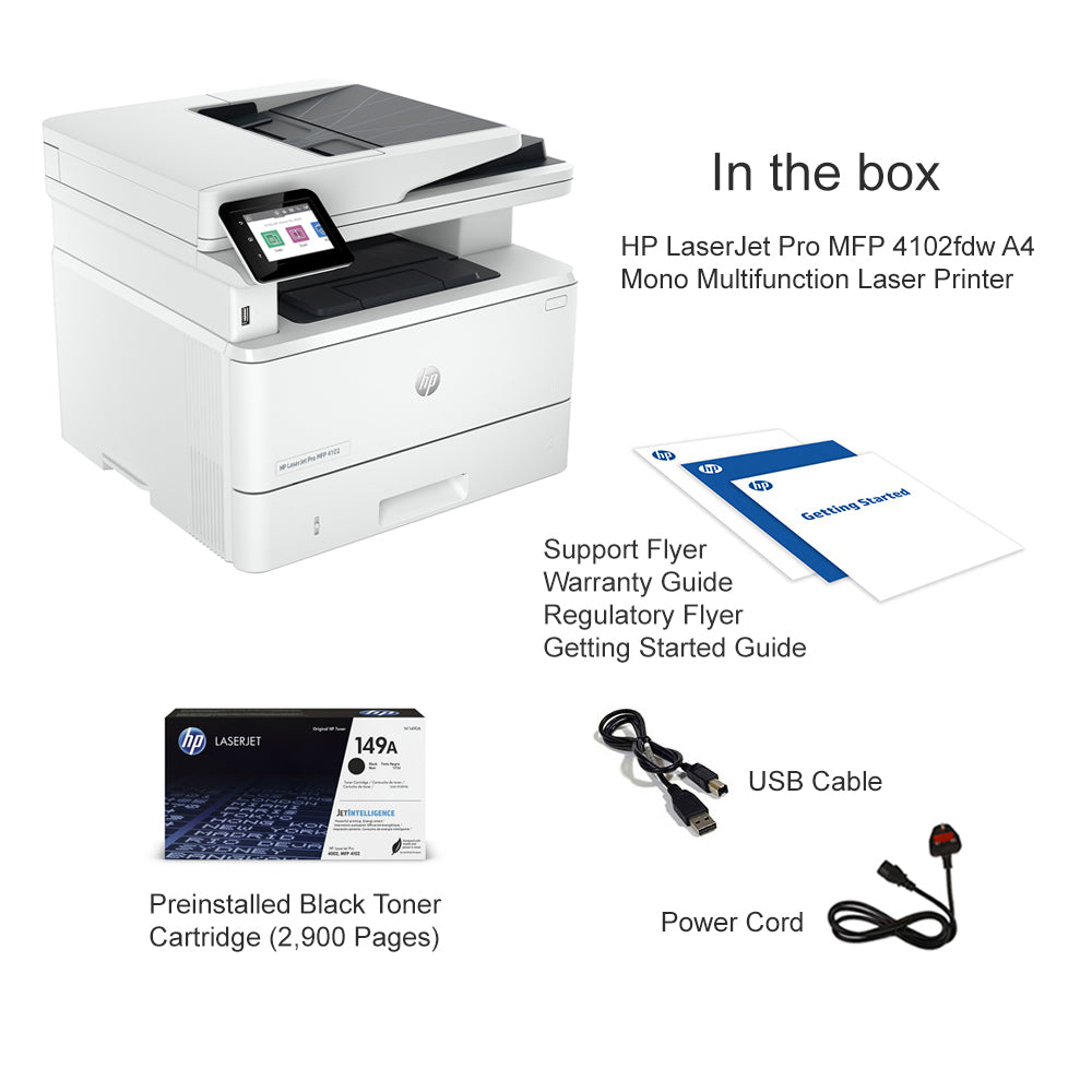 HP LaserJet Pro MFP 4103fdw Printer (2Z629A