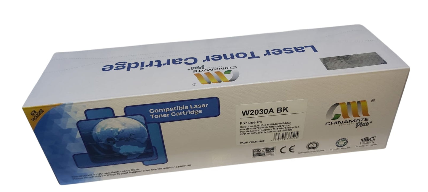 خرطوشة حبر ليزر 415A W2030A BK (أسود) لطابعات M455dn، M480f، M479fnw، M479fdw، M479fdn، M479dw، M454dn، M454dw