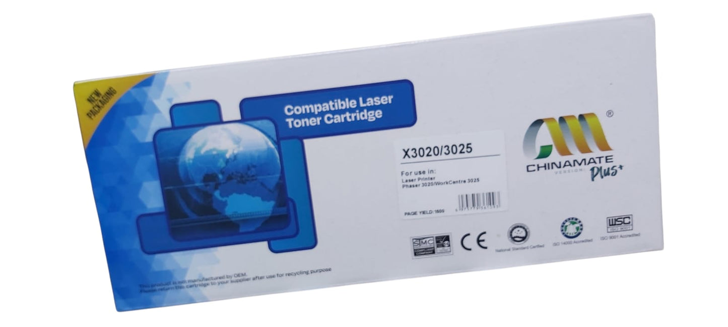 laser toner xerox 3020 BK (black) X3020, 3025 (1,500 Pages)106r02773