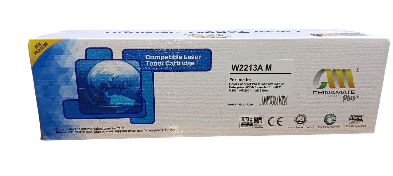 laser toner cartridge M (red) W2210A 207A M255dw M255nw MFP M282nw M283cdw M283fdw